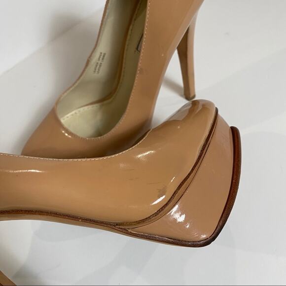 Vera Wang Lavender Label heels Zoey nude platform stiletto pumps 6.5 Designer - Picture 10 of 10